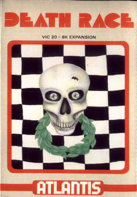 Death Race box art for Vic-20